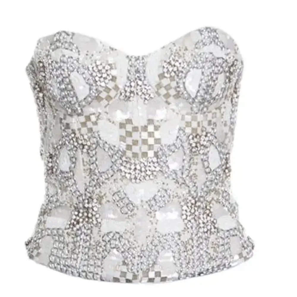 Alice + Olivia Embellished Bustier - Picture 2 of 16